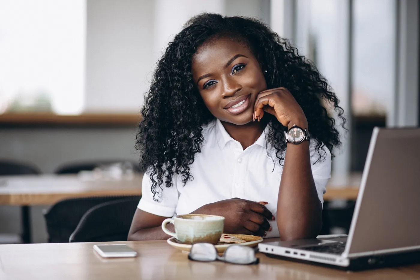 Smiling woman